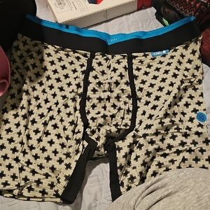 Stance Black and White Patterned Boxer Briefs